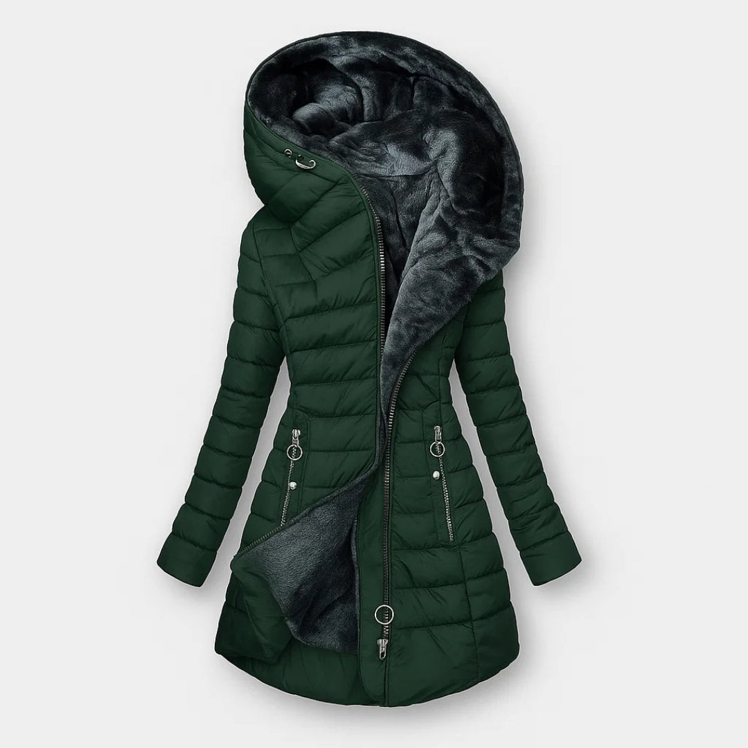 Ashley – Coat with Plush Faux Fur Lining