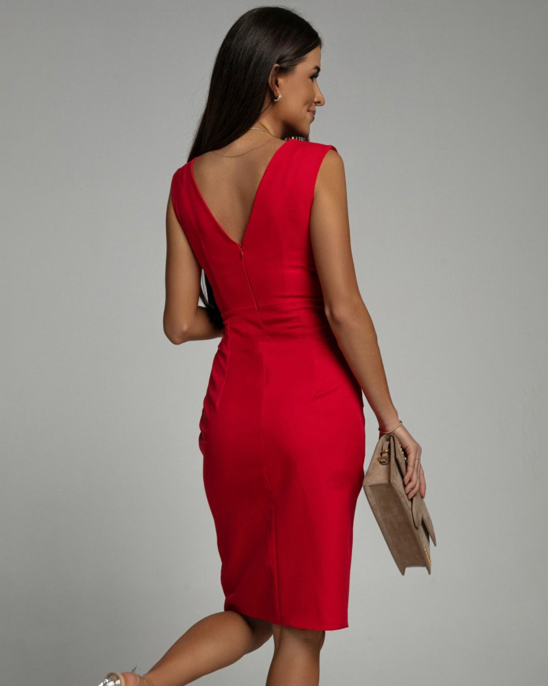 Allison | Fitted Dress with V-Neckline