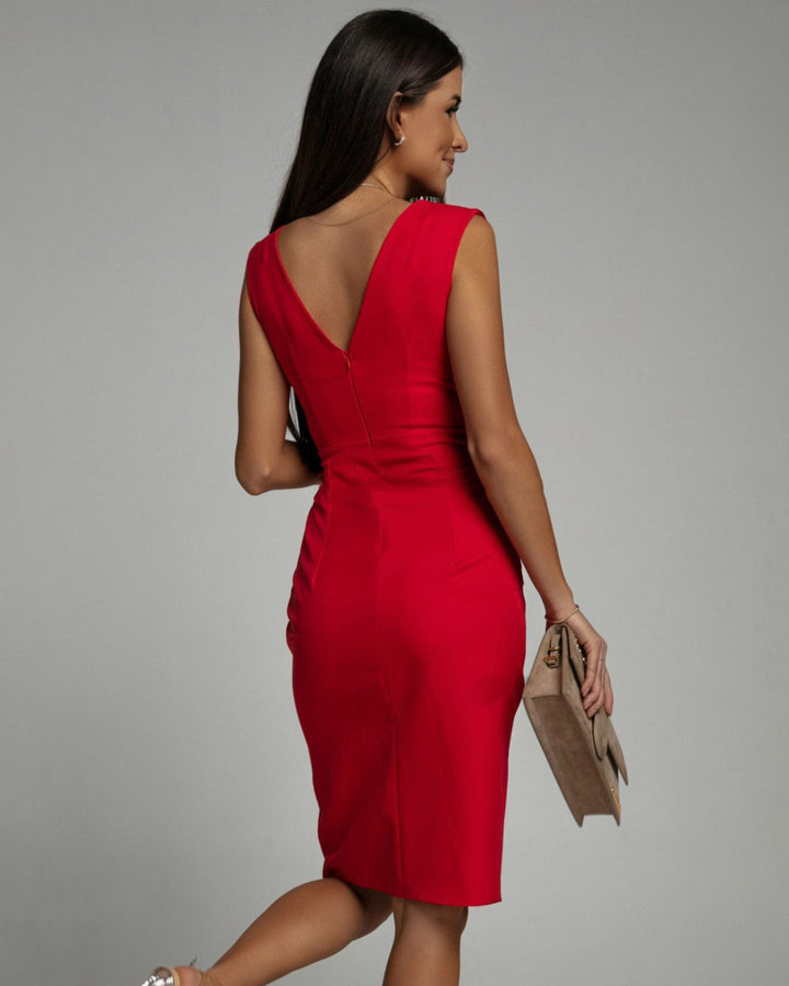 Allison | Fitted Dress with V-Neckline