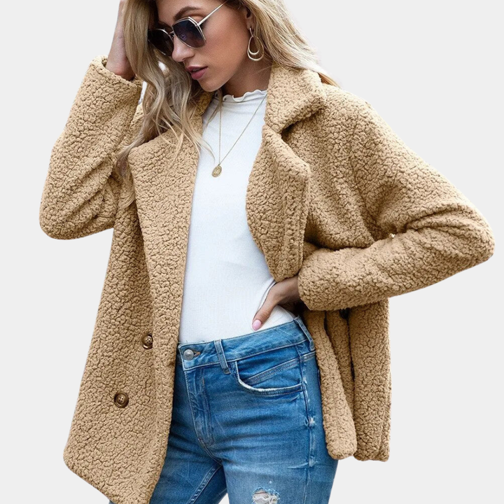 Hailey – Trendy Padded Teddy Jacket