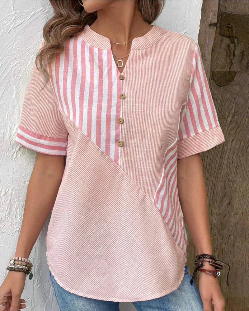 Monroe™ | Striped Soft Blouse