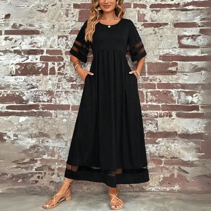 Madison – Elegant Midi Dress with a Slimming Silhouette