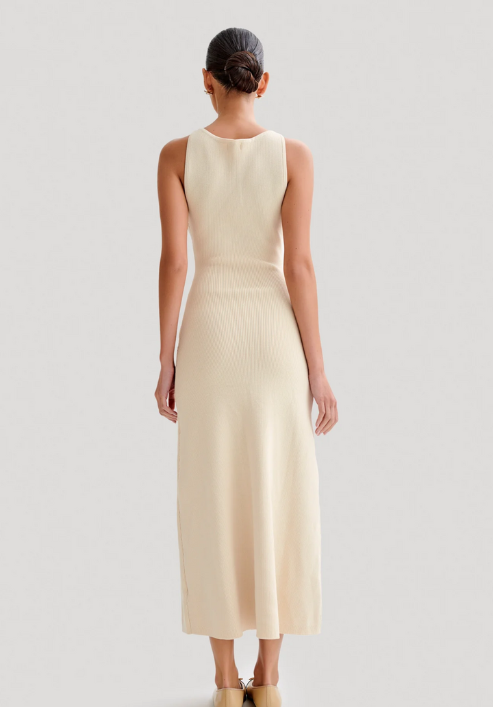 Kamelia Dress With Gold Details