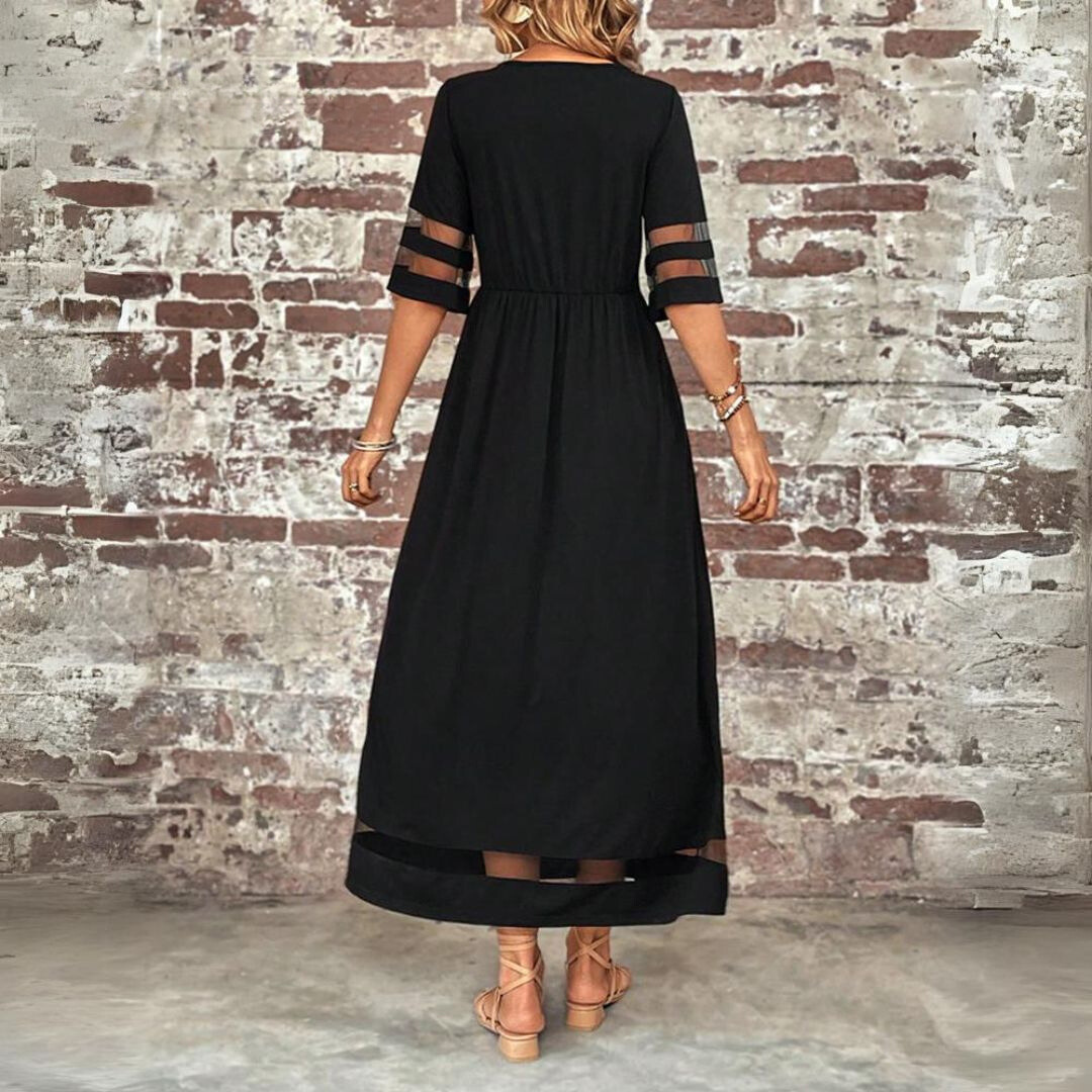 Madison – Elegant Midi Dress with a Slimming Silhouette