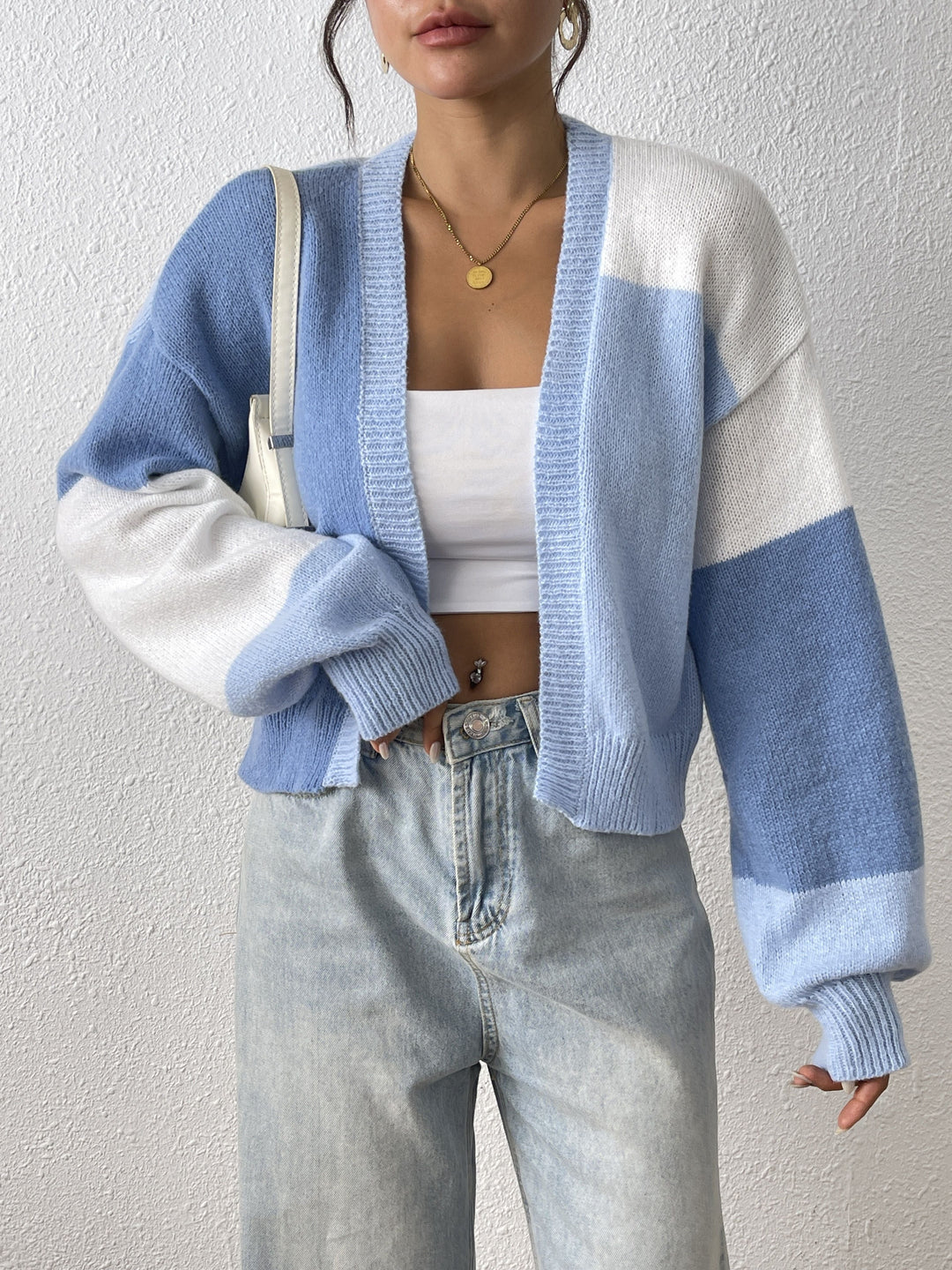 Nicole | Cardigan with Color Blocks