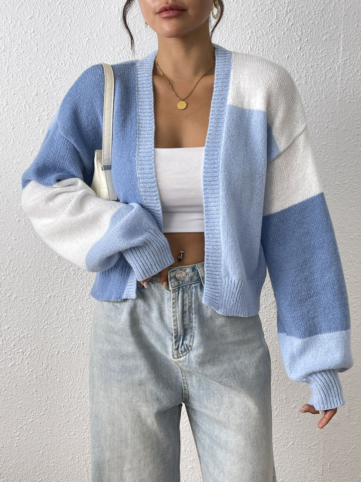 Nicole | Cardigan with Color Blocks