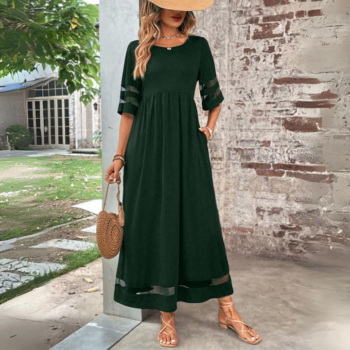 Madison – Elegant Midi Dress with a Slimming Silhouette