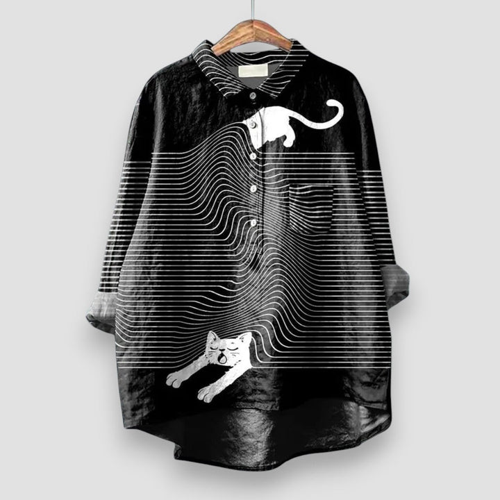 Jessica™ | Women's Dog Print Shirt