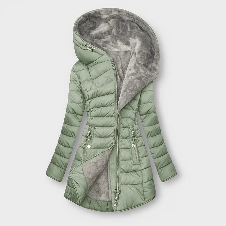 Ashley – Coat with Plush Faux Fur Lining