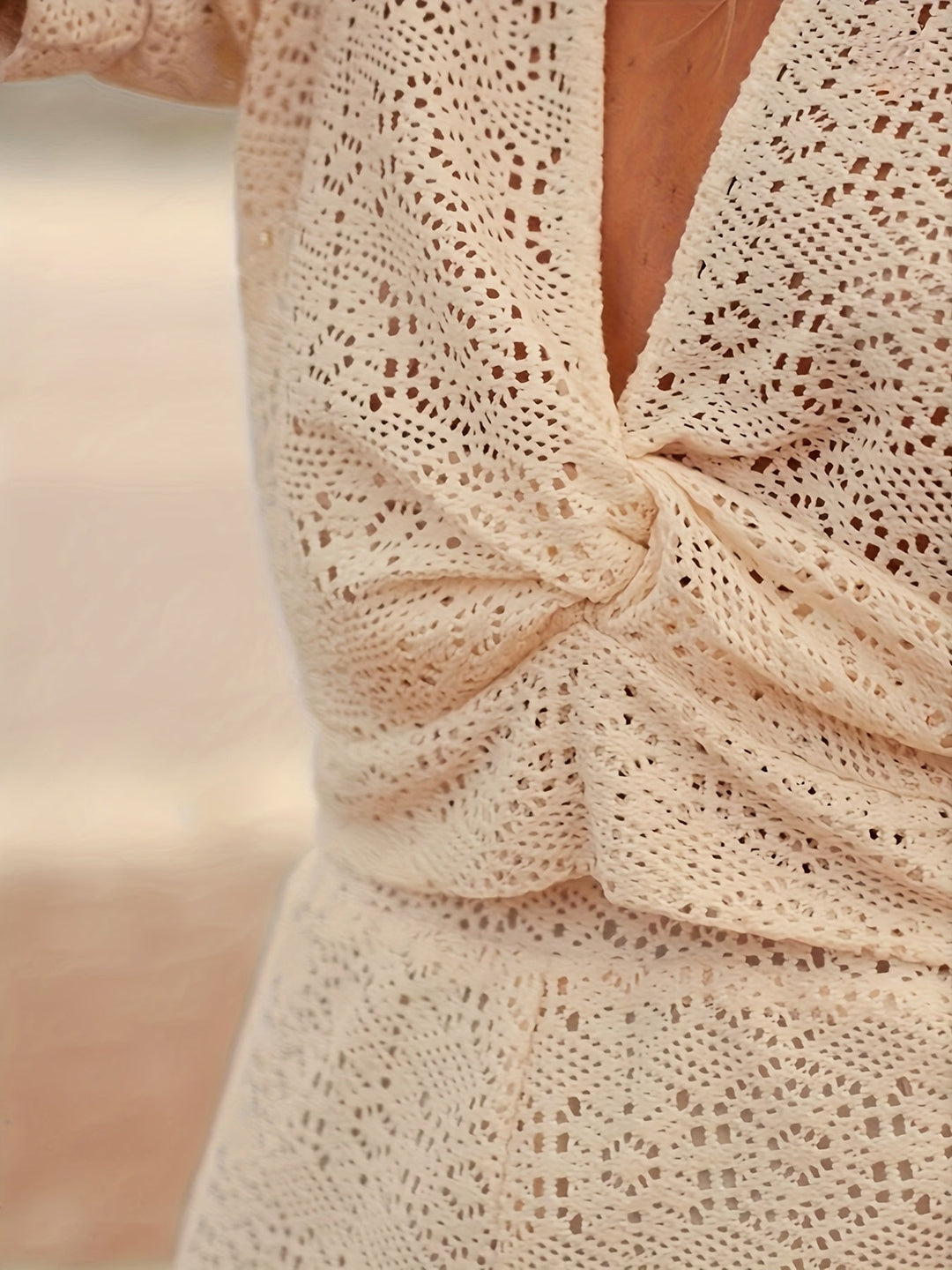 Maya – V-Neck Blouse with Elegant Embroidery