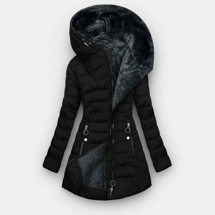 Ashley – Coat with Plush Faux Fur Lining