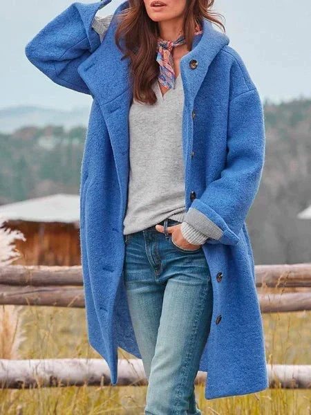 Harper - Classic coat with a cozy touch
