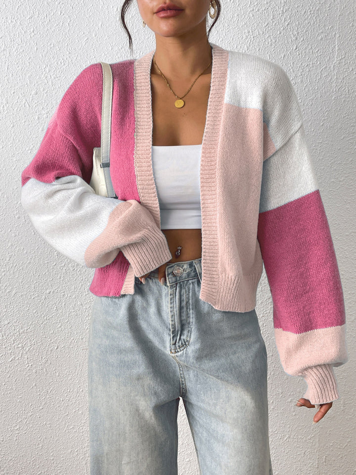 Nicole | Cardigan with Color Blocks
