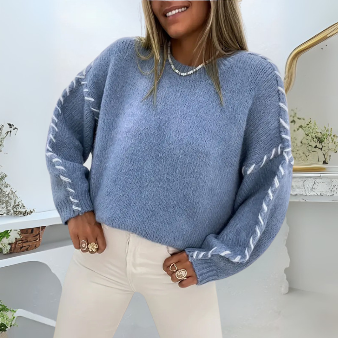 Brooke | Comfy Long Sleeve Round Neck Sweater