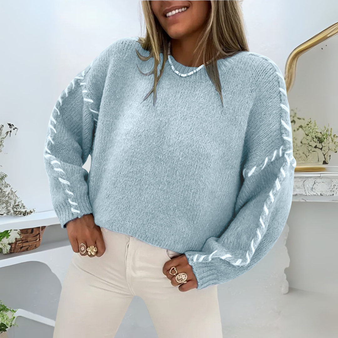 Brooke | Comfy Long Sleeve Round Neck Sweater