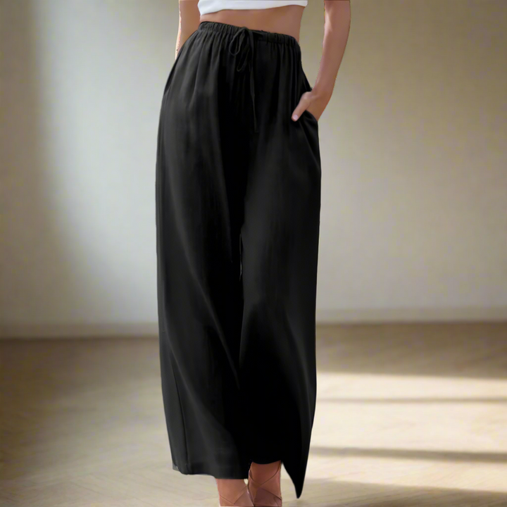Zoe™ - Elegant Cotton and Linen Trousers