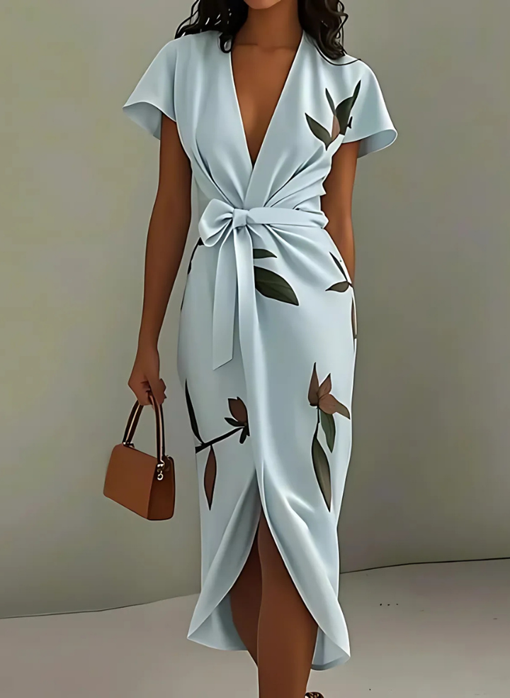 Sienna – Elegant White Satin Dress