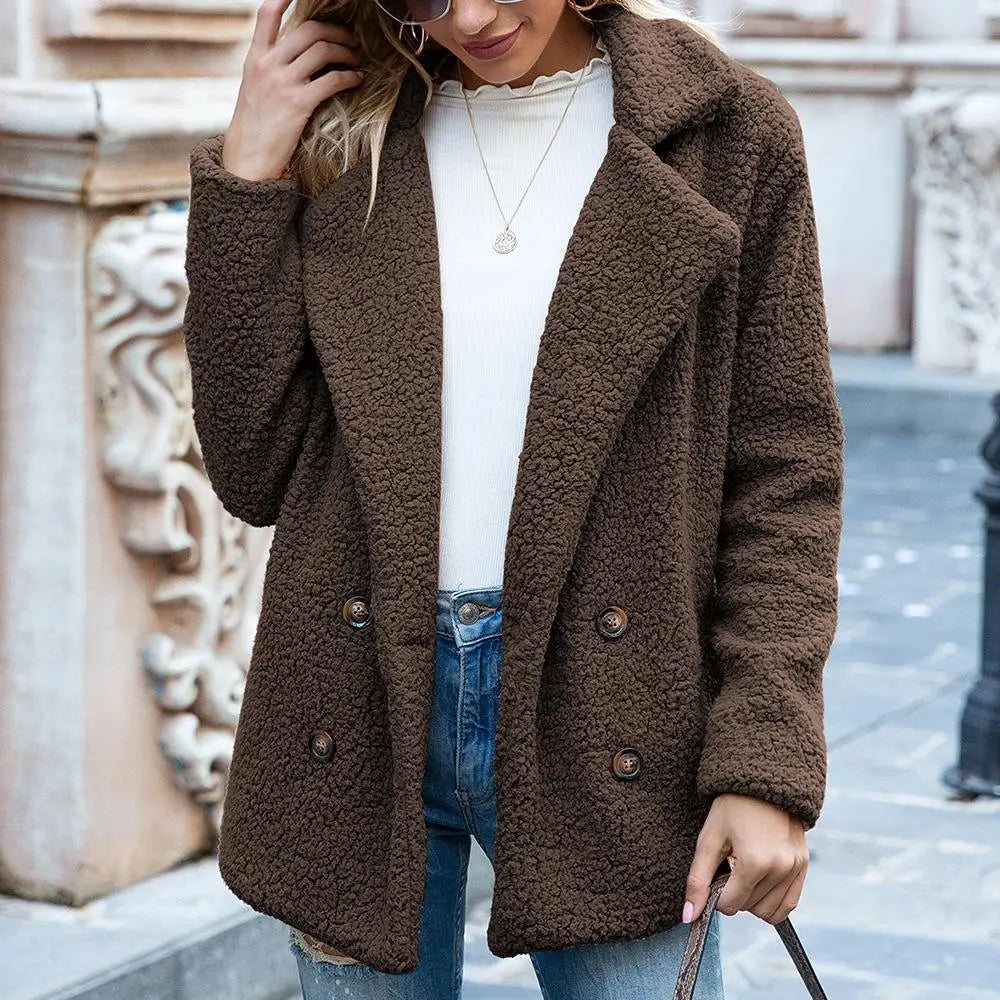 Hailey – Trendy Padded Teddy Jacket