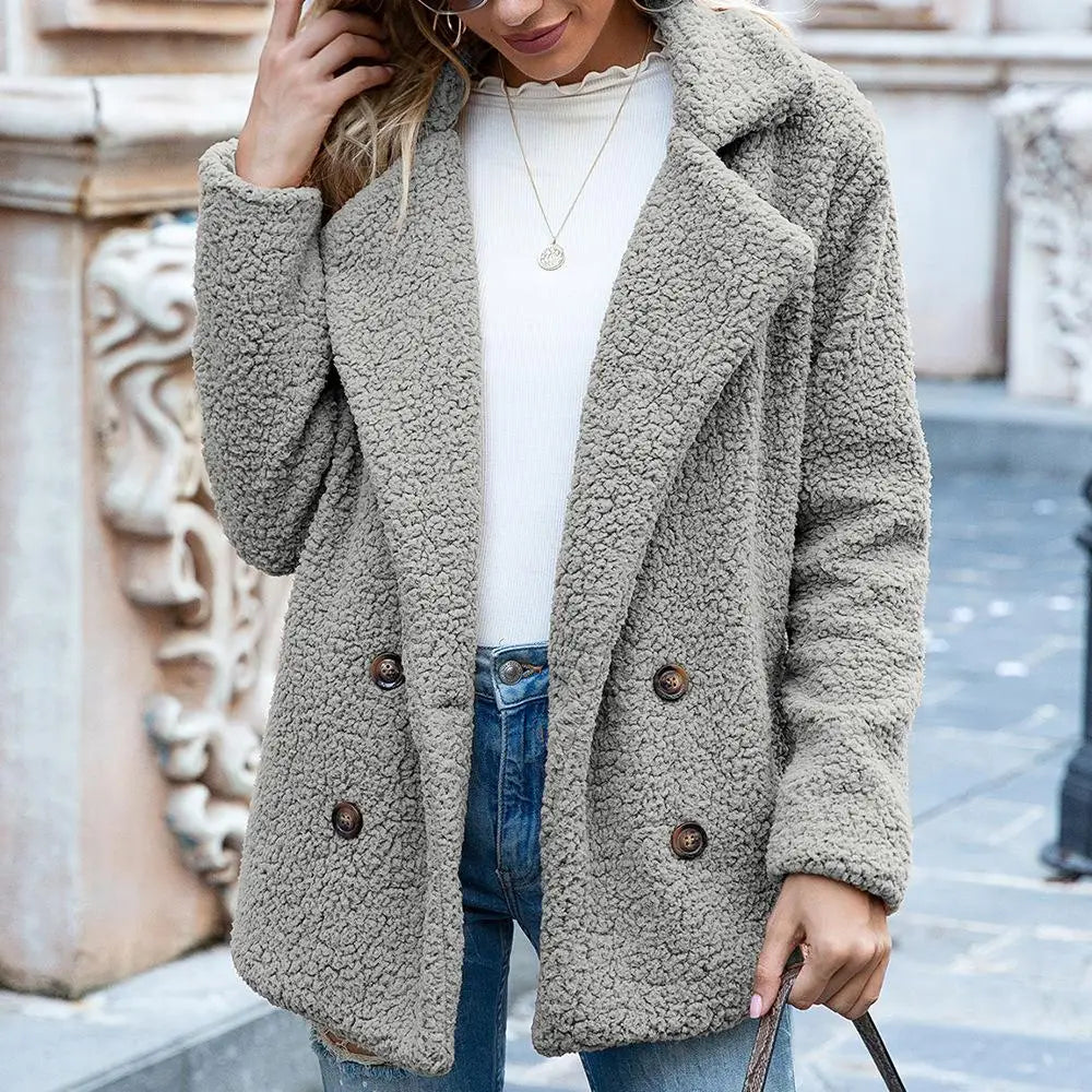 Hailey – Trendy Padded Teddy Jacket