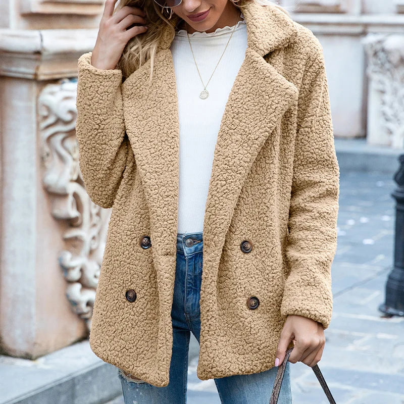 Hailey – Trendy Padded Teddy Jacket