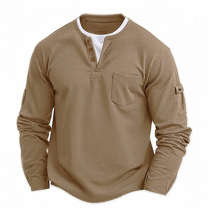 Jeremy™ | Stylish Men's Long Sleeve Shirt