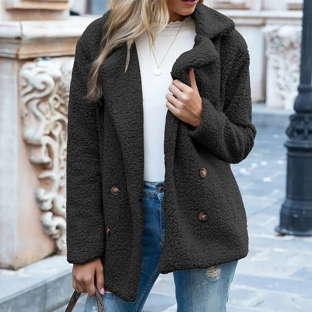 Hailey – Trendy Padded Teddy Jacket