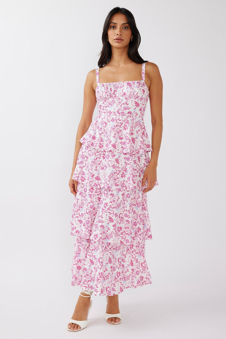 Mathilda Midi Floral Dress