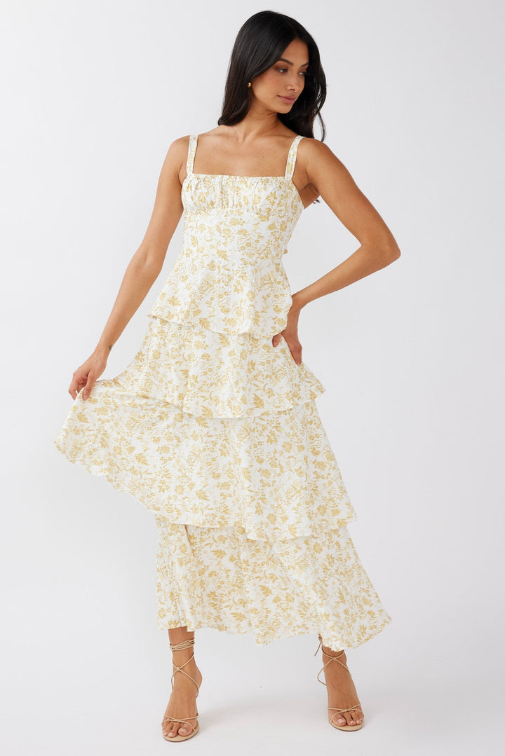 Mathilda Midi Floral Dress
