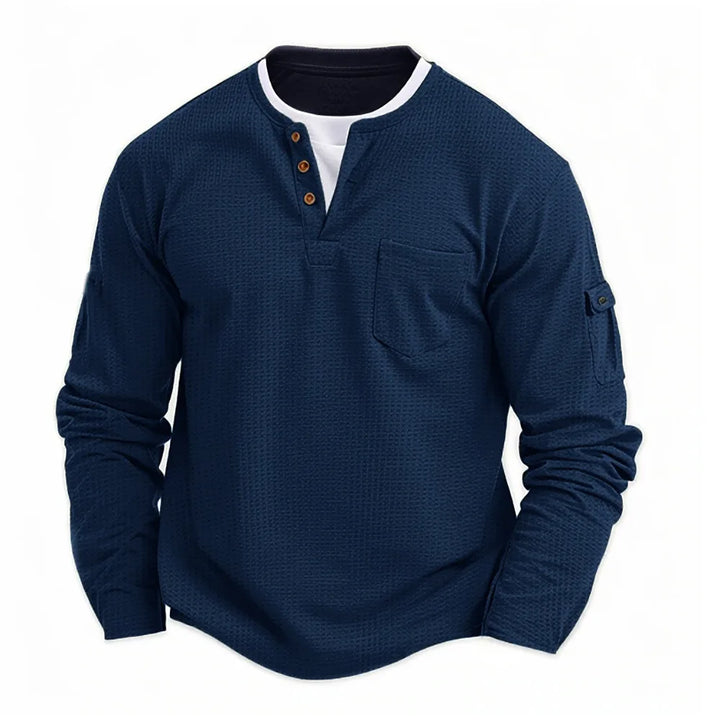 Jeremy™ | Stylish Men's Long Sleeve Shirt