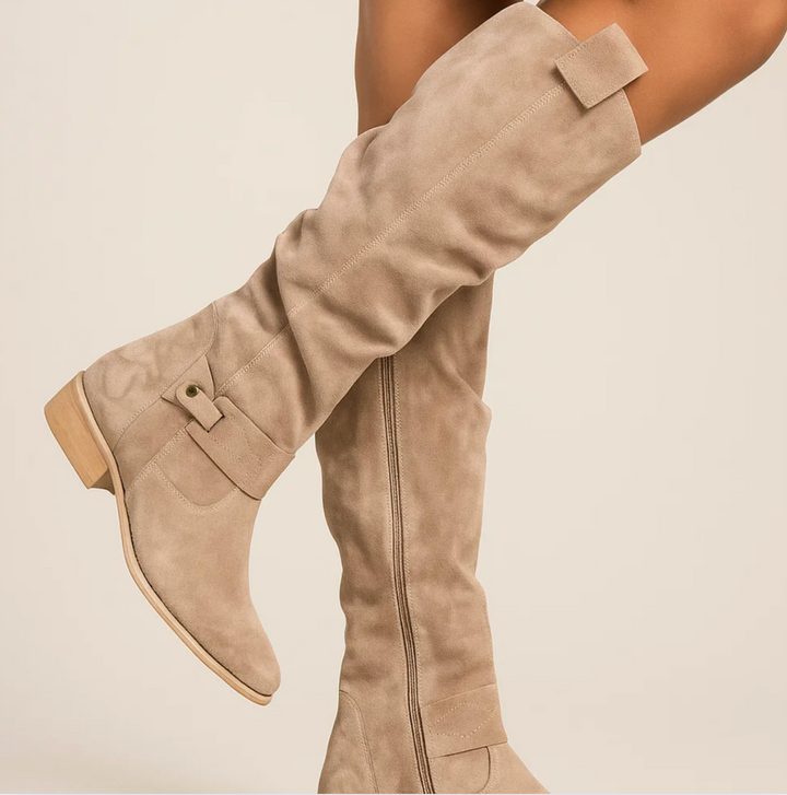 Velura™ | Luxe Knee-High Suede Boots