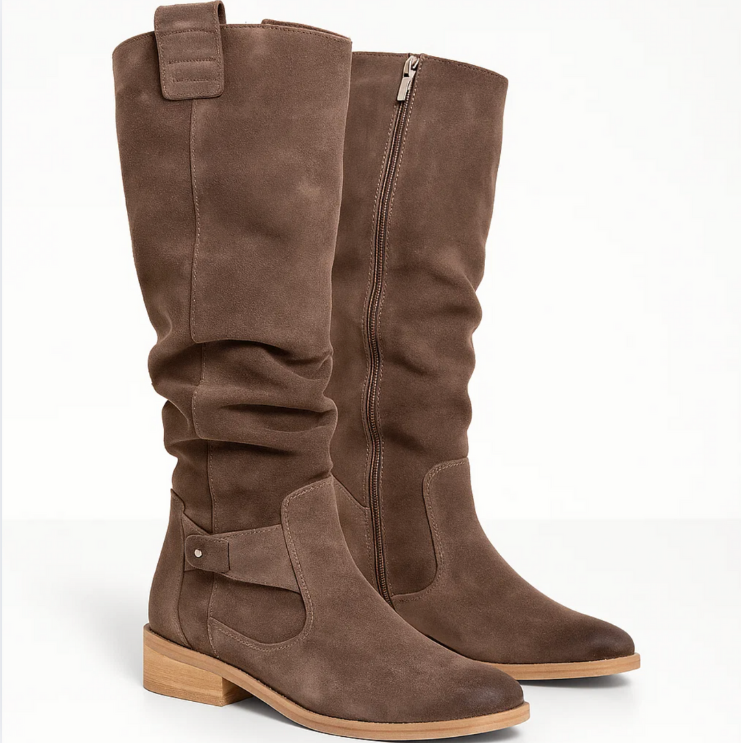 Velura™ | Luxe Knee-High Suede Boots