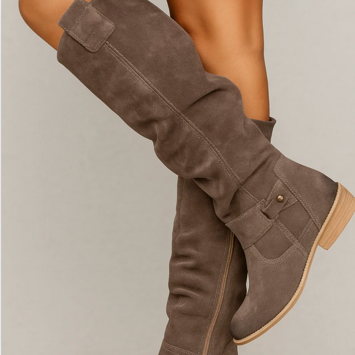 Velura™ | Luxe Knee-High Suede Boots
