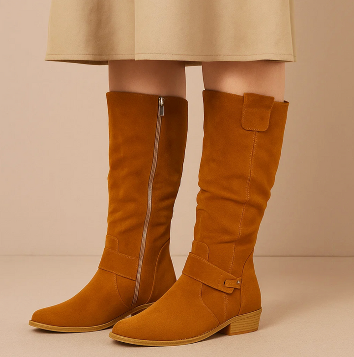 Velura™ | Luxe Knee-High Suede Boots