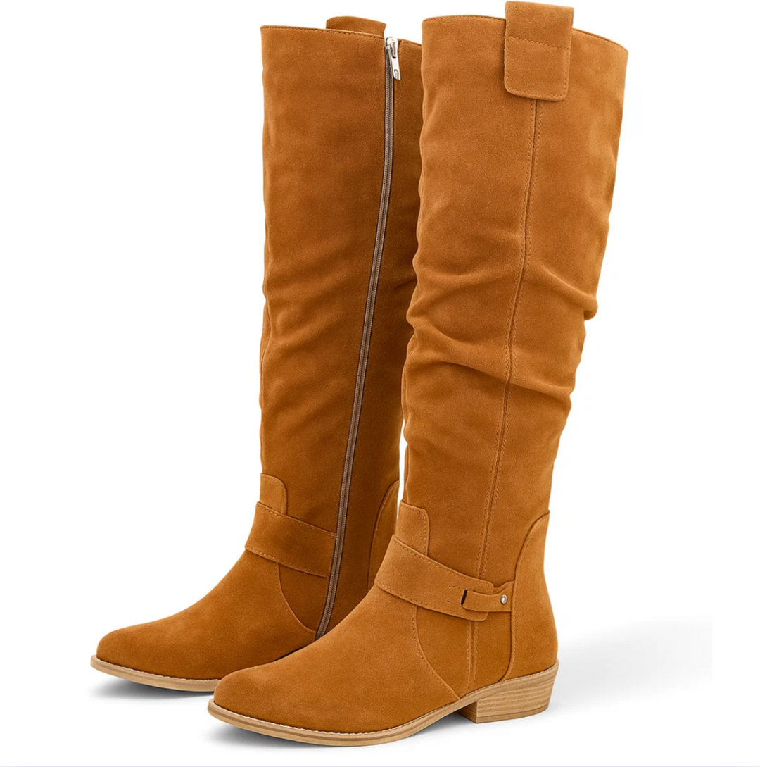 Velura™ | Luxe Knee-High Suede Boots