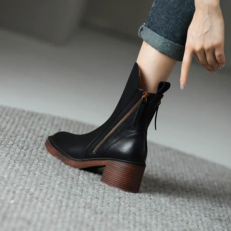 Grazia™ - Leather booties