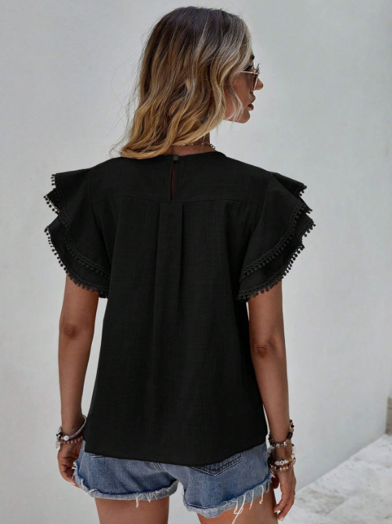 Samantha - Chic Linen Blouse