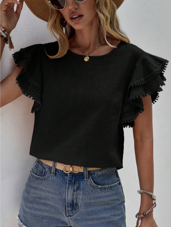 Samantha - Chic Linen Blouse