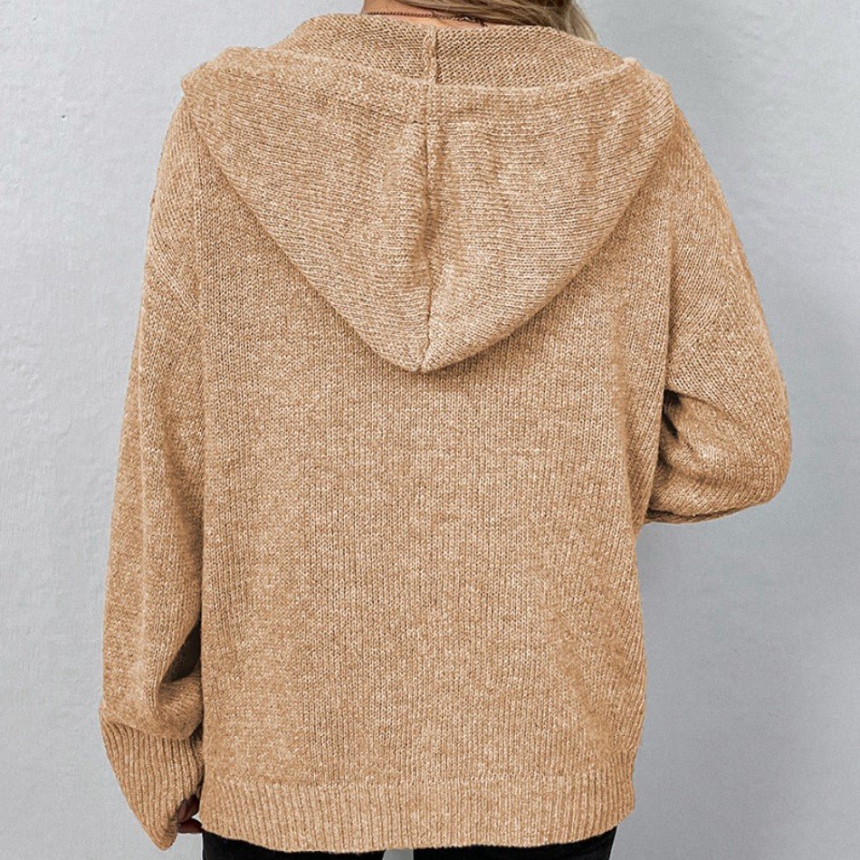 Sophia | Cardigan with Hood and Buttons
