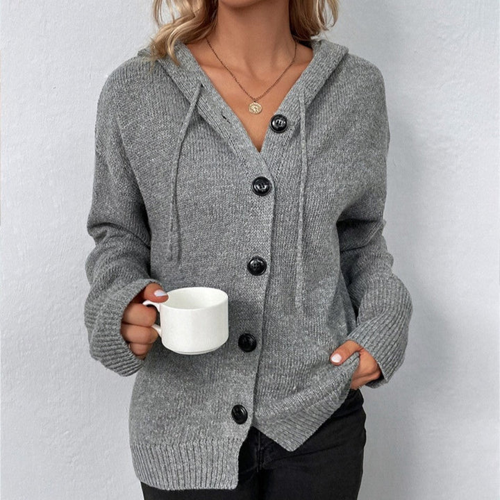Sophia | Cardigan with Hood and Buttons