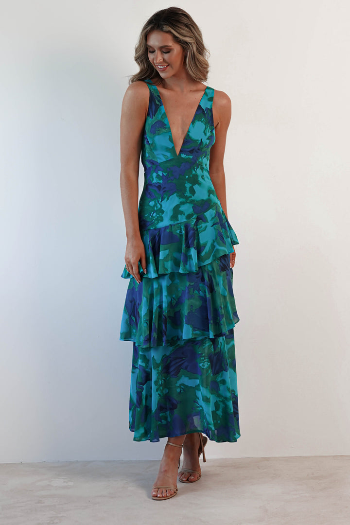 Padelinde Floral Print Maxi Dress