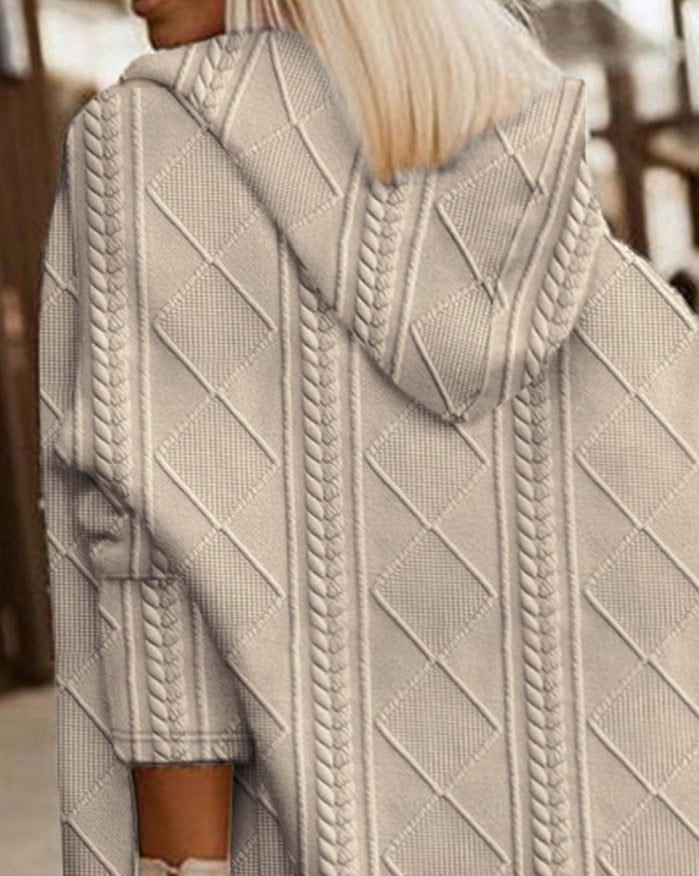 Ashley – Long Cardigan with Hood