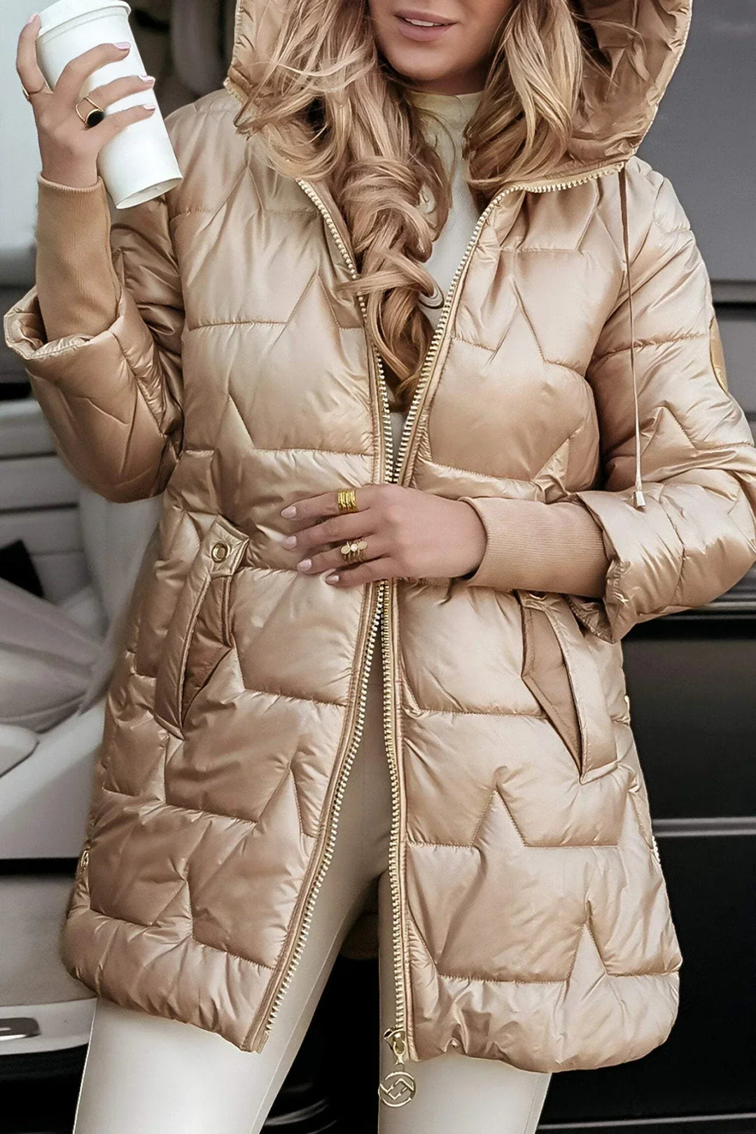 Margaret – Elegant Winter Coat with Hood